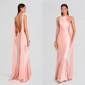 NWT Retrofete Julia Dress in Peche Size Small $698